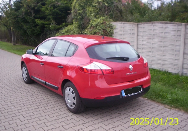 Renault Megane cena 16990 przebieg: 161000, rok produkcji 2010 z Dębno małe 67